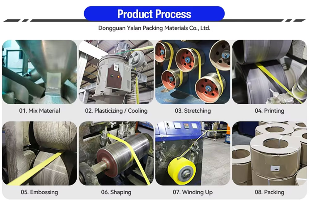 PP strapping tape production