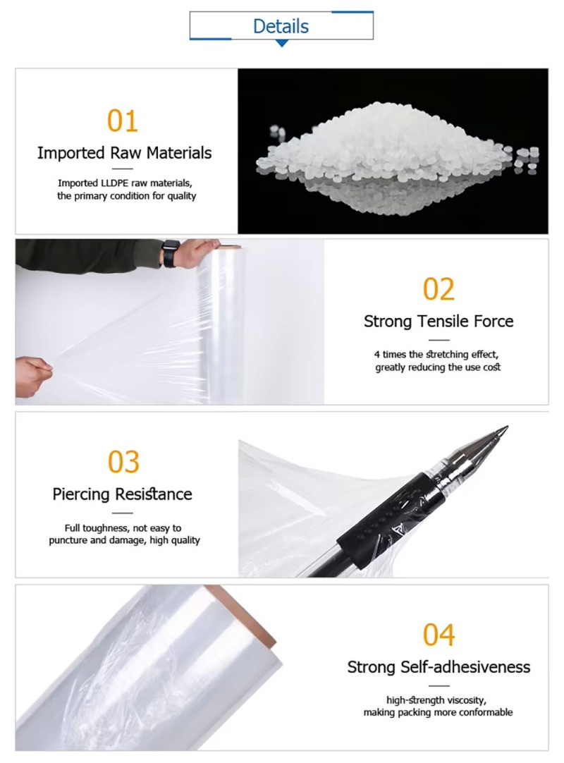 Stretch film raw materials